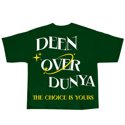DeenOverDunya Oversized T-Shirt - Green